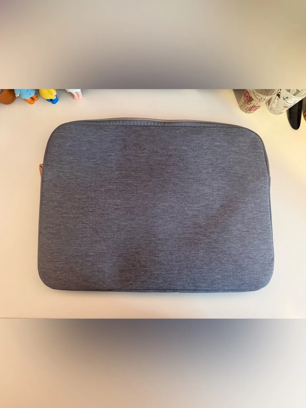 Speck Gray Heather with Rose Gold Laptop Sleeve